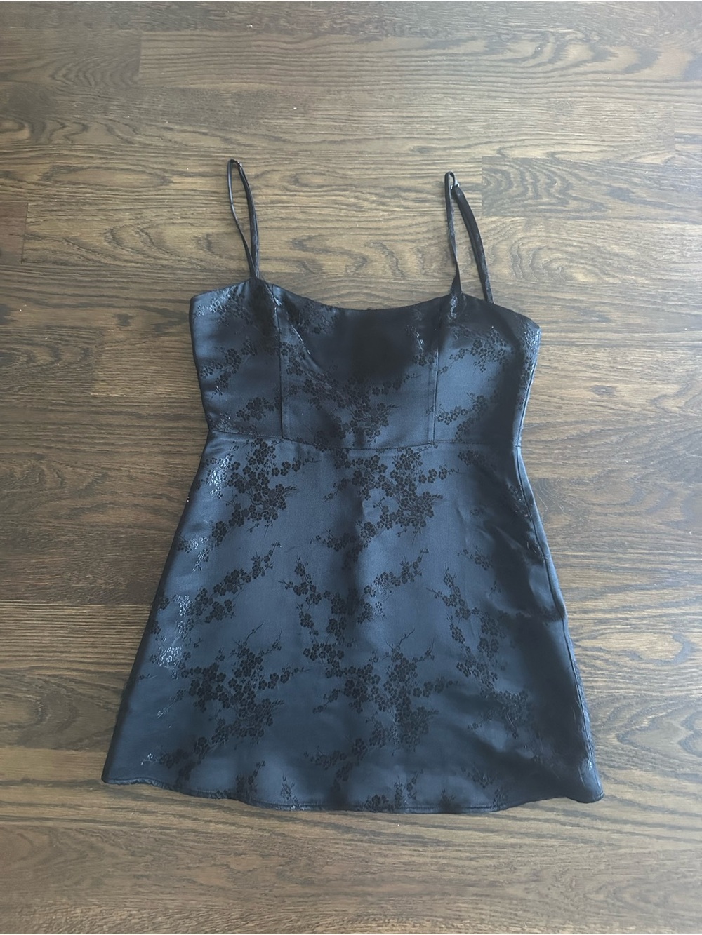 Black Satin Realisation Par Emilie dress